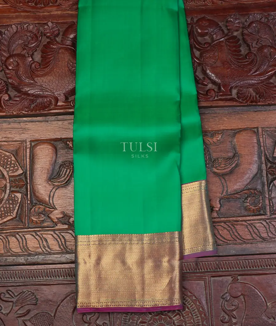 Green Soft Silk Saree T638175-image