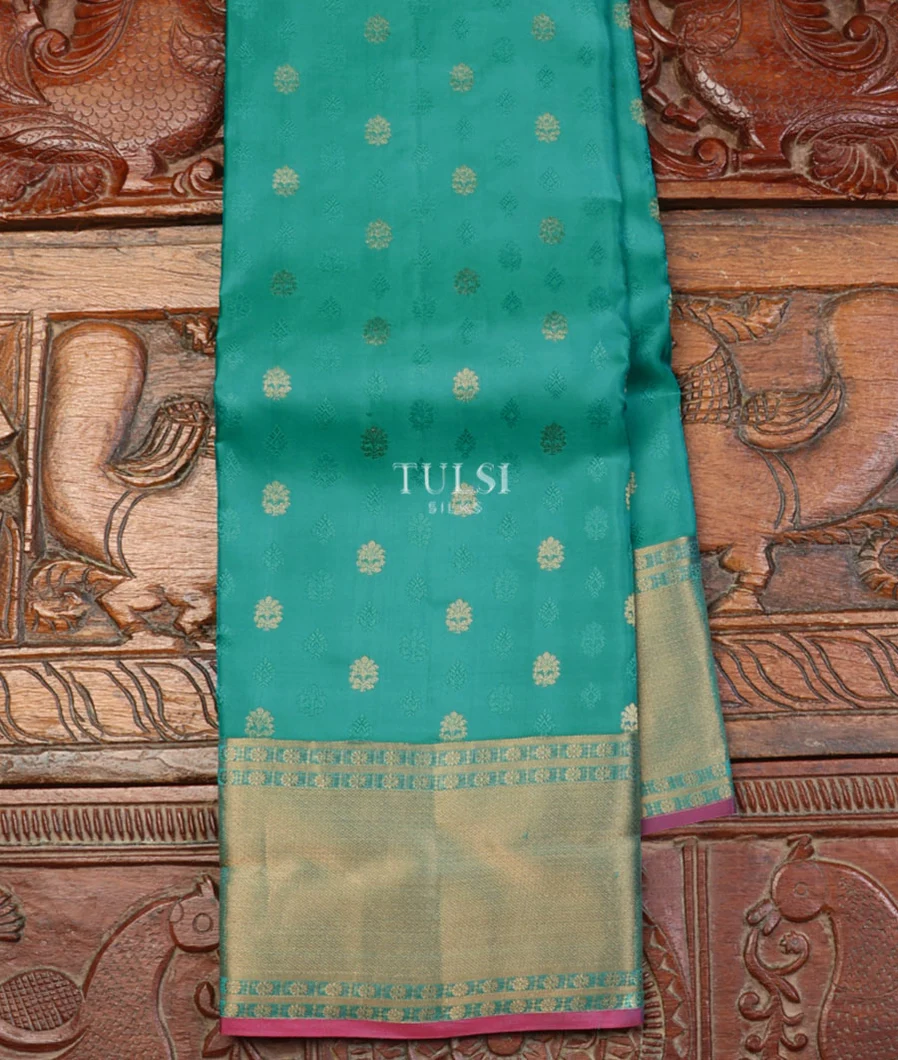 Blue Soft Silk Saree T609712-image