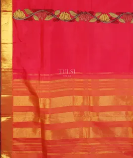 pinkish-red-kanjivaram-kalamkari-patchwork-saree-t640684-t640684-d