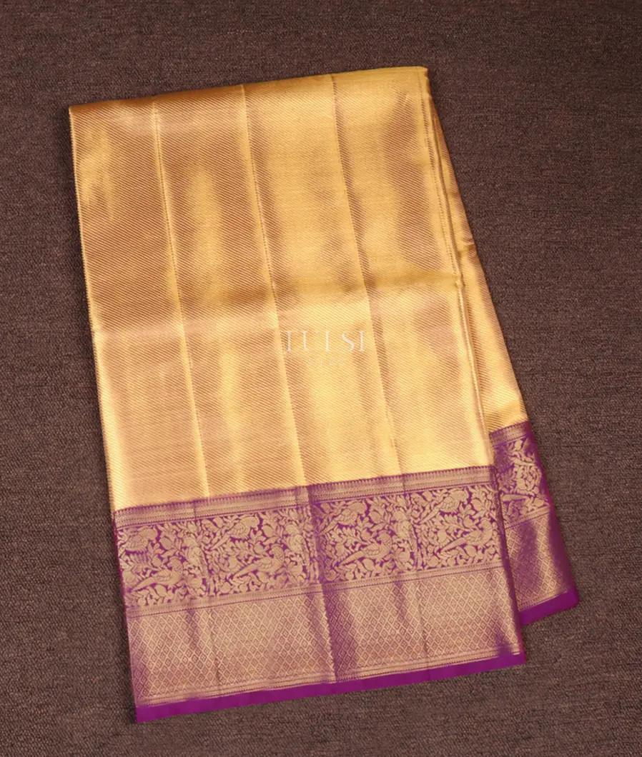 Gold Tissue Kanjivaram Silk Saree T638395-image