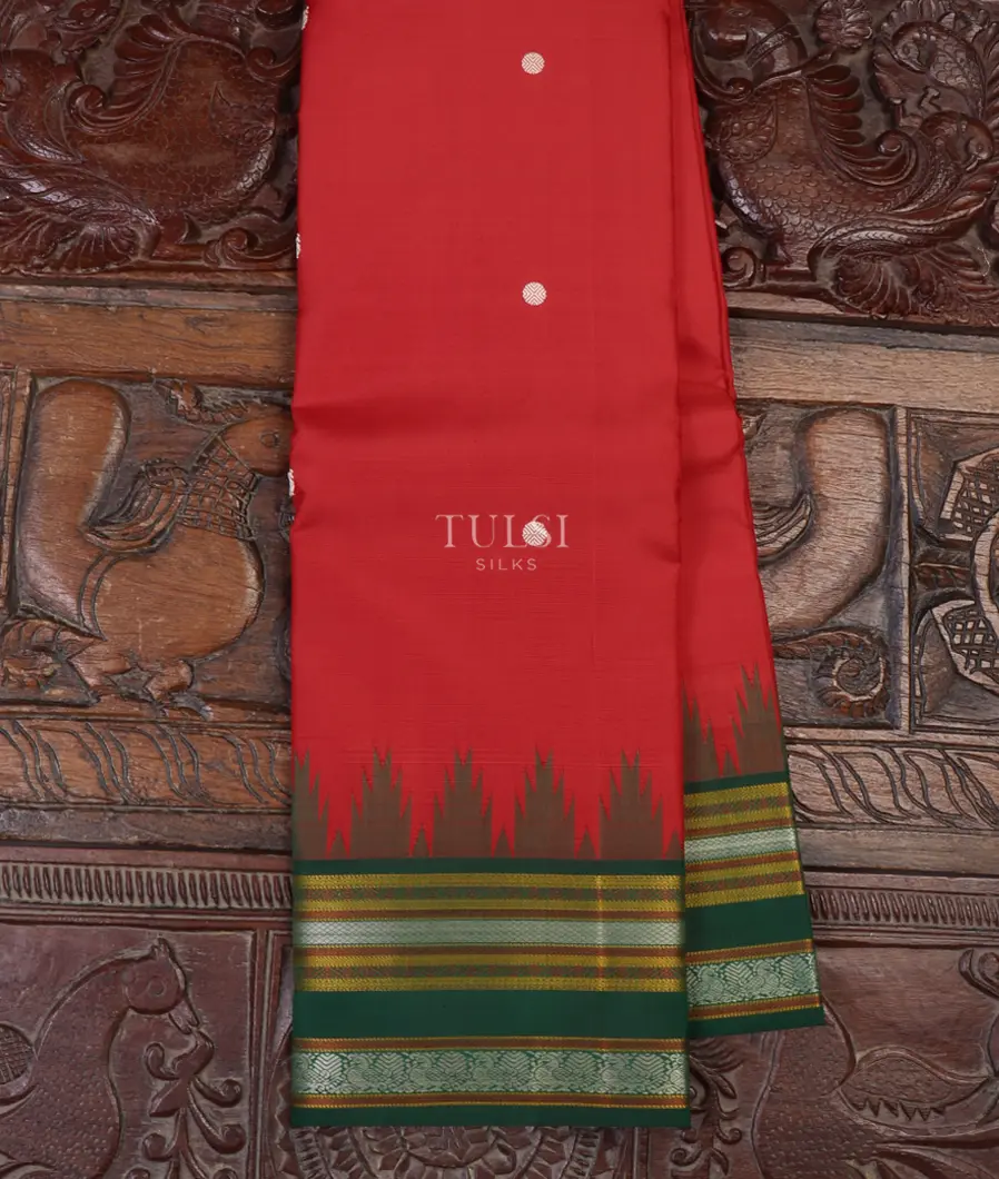 Red Kanjivaram Silk Saree T629586-image