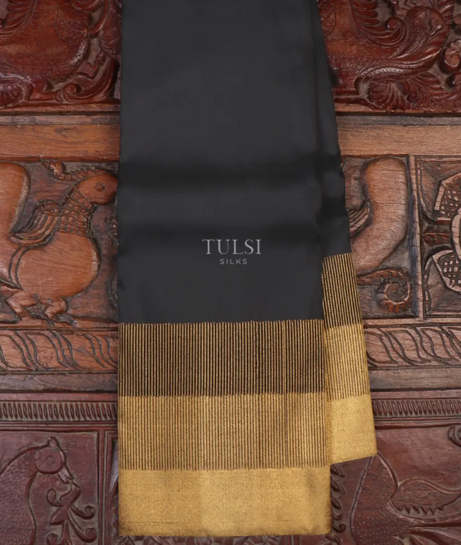 Black Kanjivaram Silk Saree T642729-image