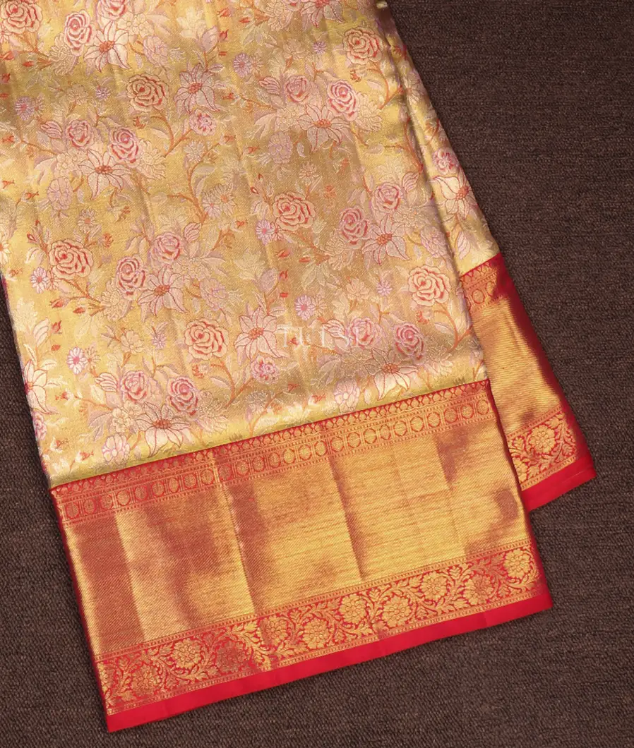 Gold Tissue Kanjivaram Silk Saree T642597-image