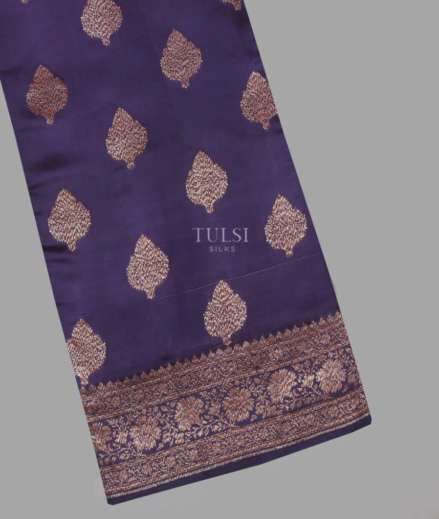 Blue Banaras Silk Saree T560921-image