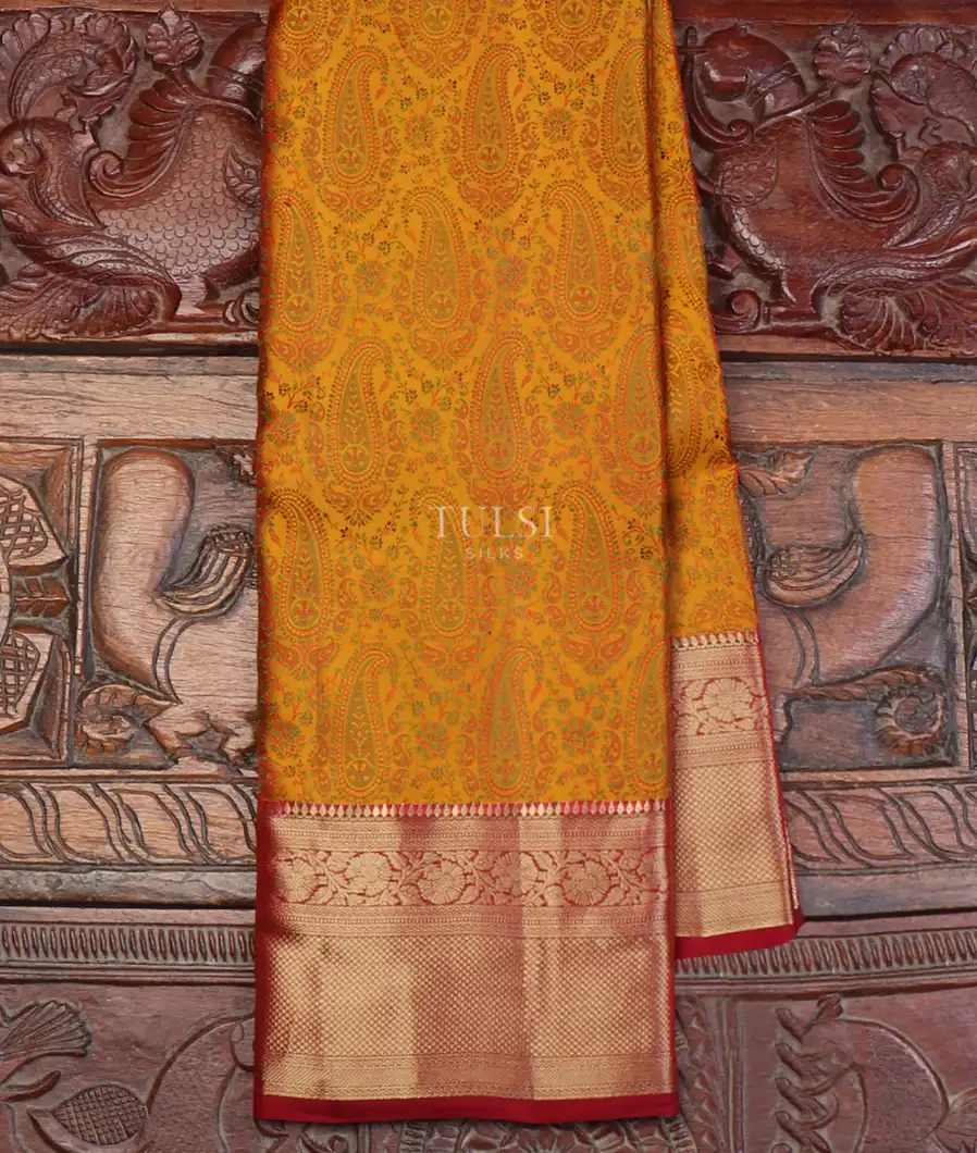 Yellow Soft Silk Saree T626891-image