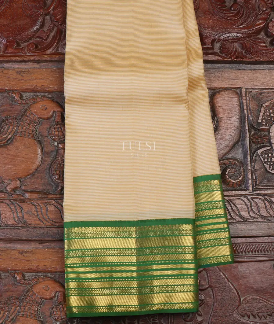 Beige Kanjivaram Silk Saree T641643-image