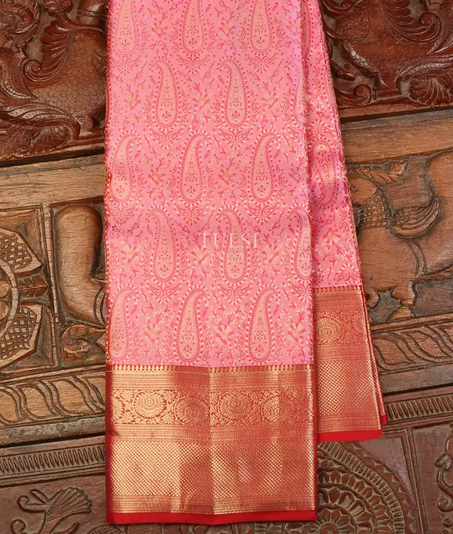 Pink Soft Silk Saree T619919-image