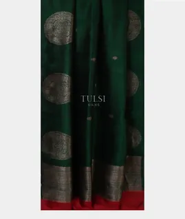 bottle-green-banaras-tussar-saree-t643105-t643105-b