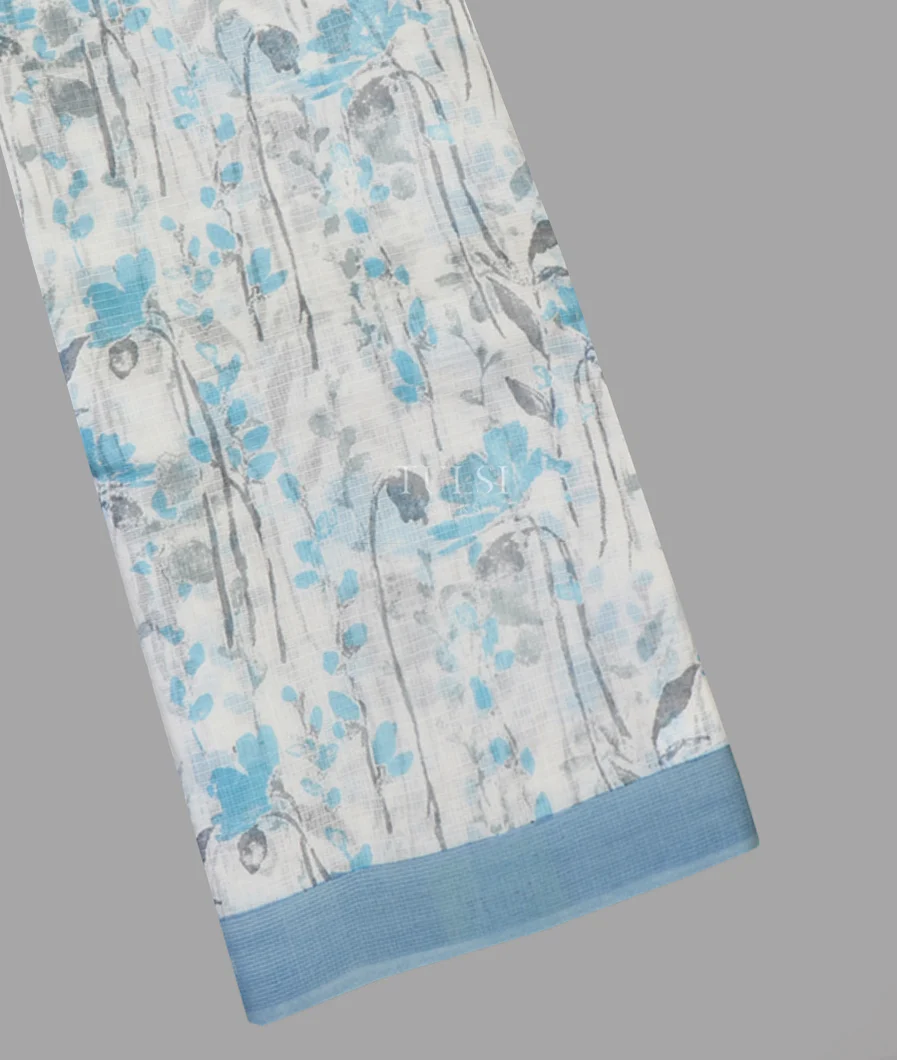 Off - White Kota Cotton Saree T640562-image