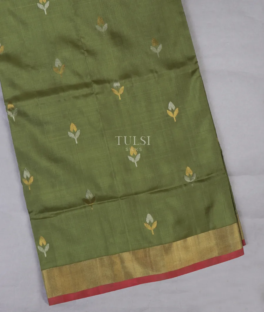 Green Uppada Silk Saree T637494-image