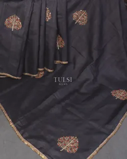 dark-grey-tussar-embroidery-saree-t644609-t644609-b