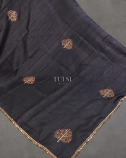 dark-grey-tussar-embroidery-saree-t644609-t644609-d