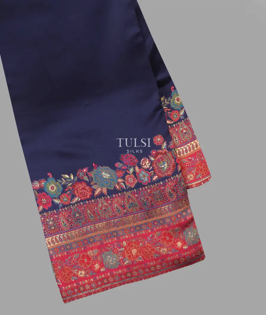 Blue Kashmir Kani Silk Saree T645042-image