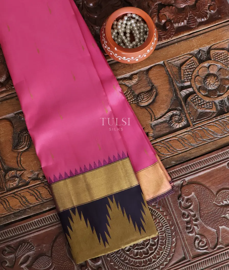Pink Kanjivaram Silk Saree T360755-image