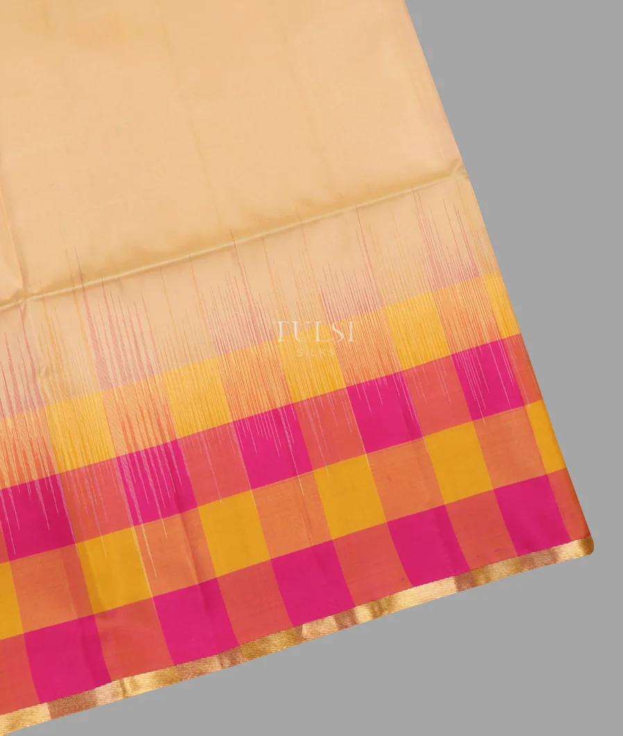Beige Soft Silk Saree T372573-image