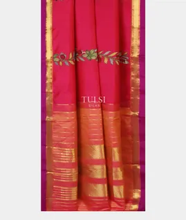 magenta-kanjivaram-kalamkari-patchwork-saree-t640677-t640677-b