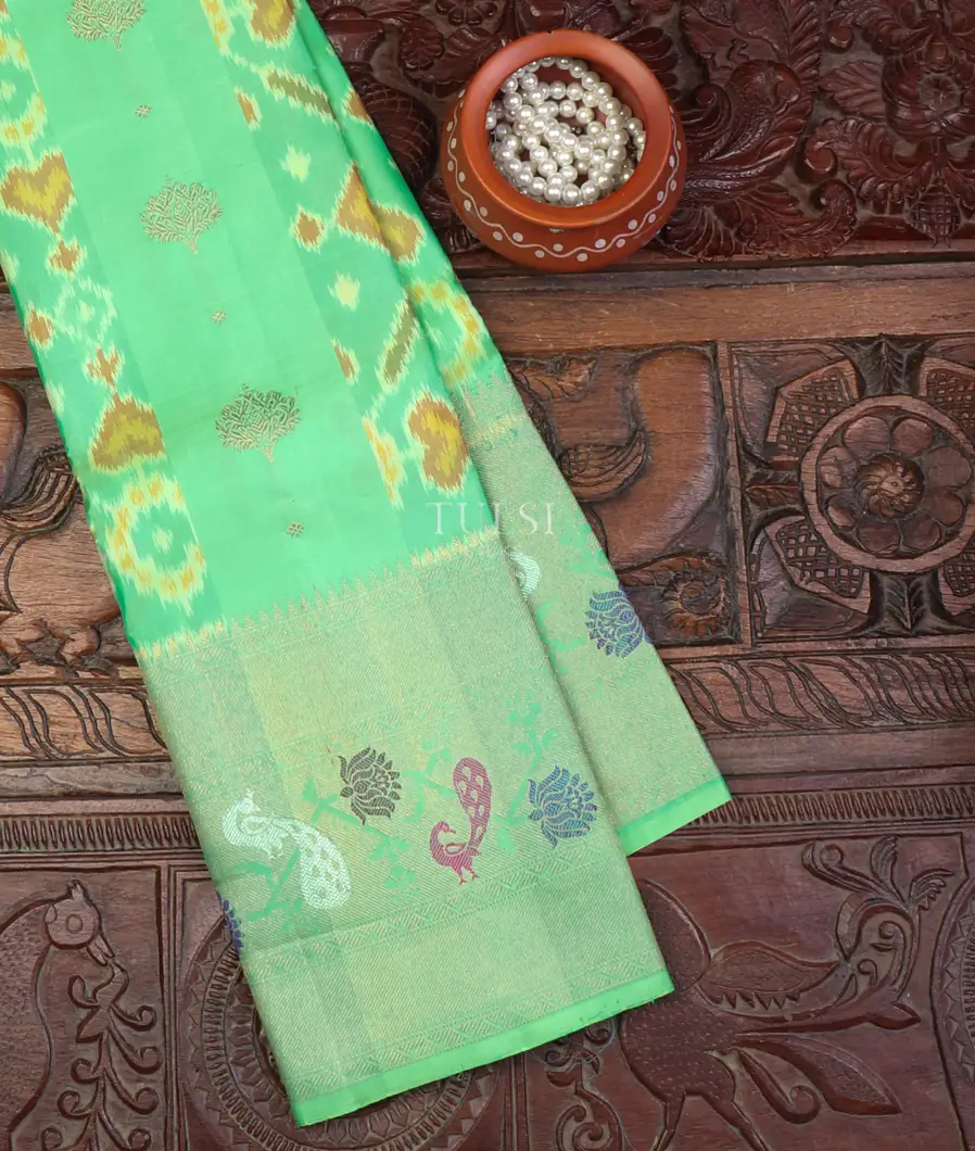 Green Kanjivaram Silk Saree T637765-image
