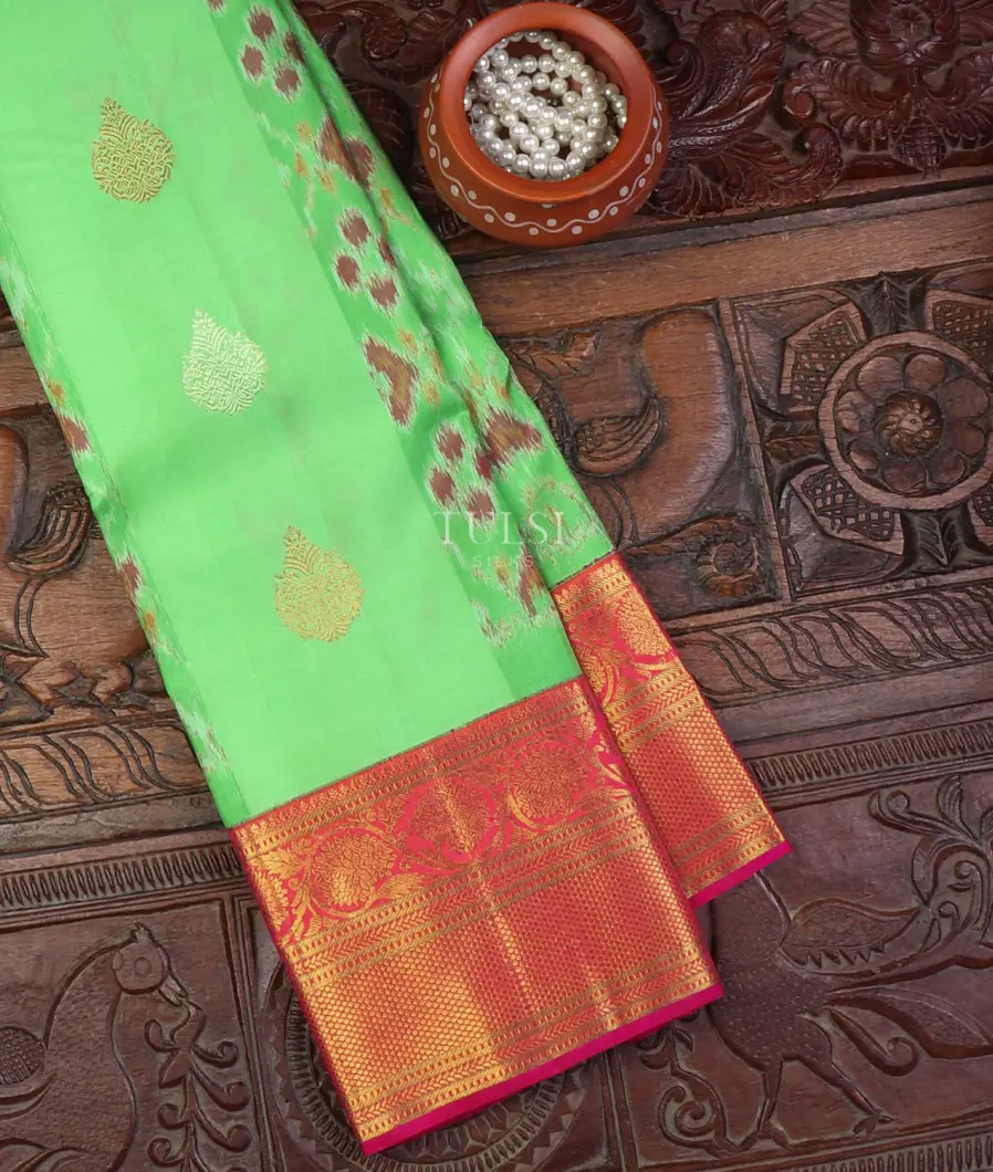 Green Kanjivaram Silk Saree T637775-image