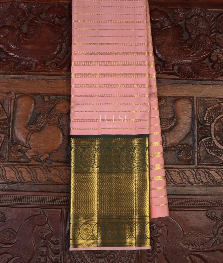 Pink Kanjivaram Silk Pavadai T619495-image