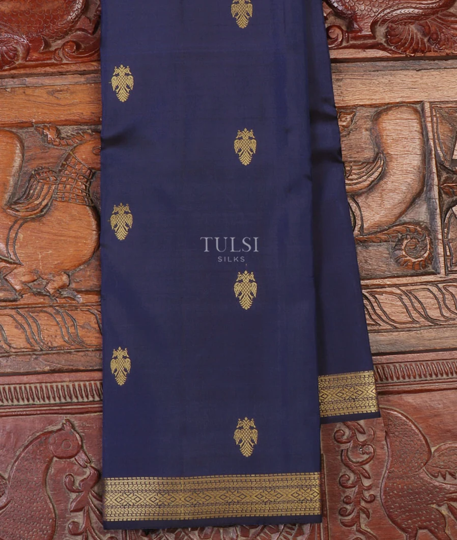 Blue Kanjivaram Silk Saree T613618-image