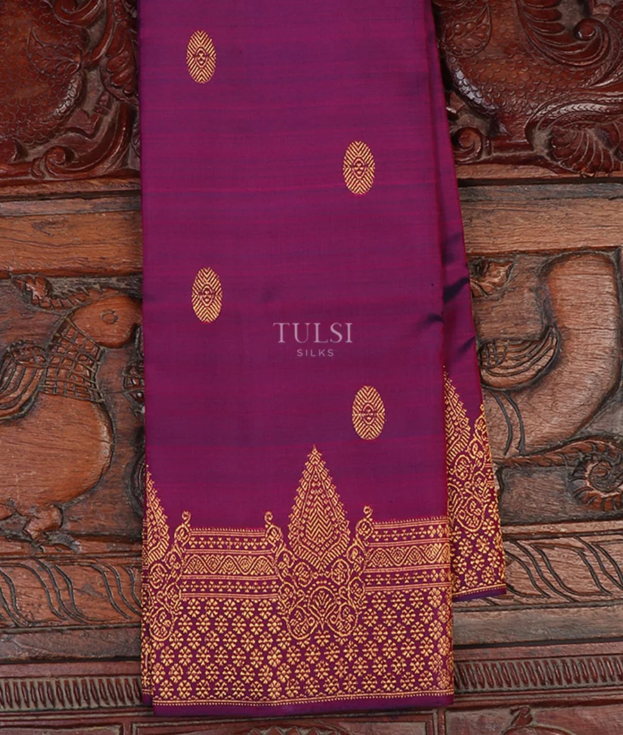 Purple Kanjivaram Silk Dupatta T593713-image