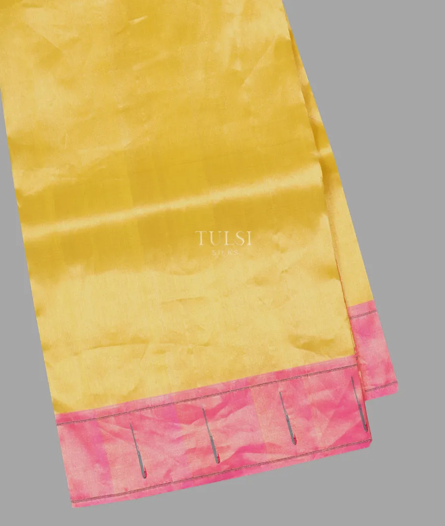 Yellow Tissue Paithani Silk Saree T634956-image