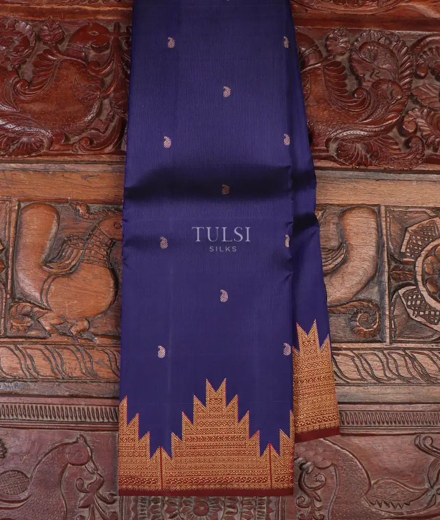 Blue Kanjivaram Silk Saree T645056-image
