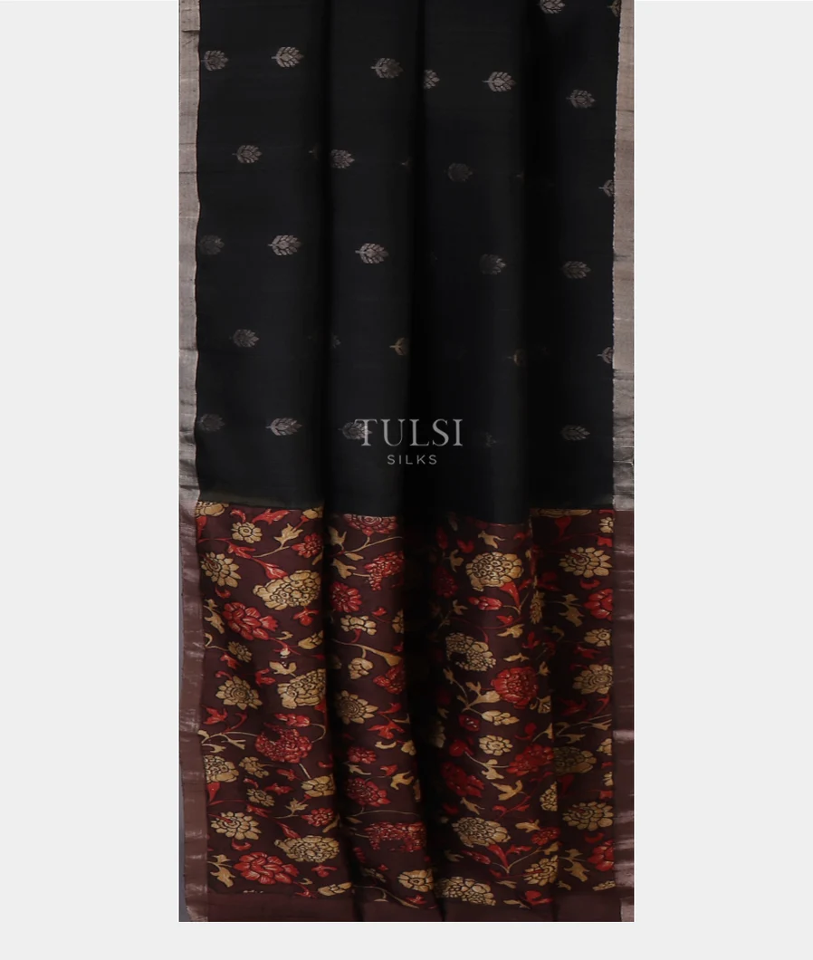 black-woven-raw-silk-saree-t635306-t635306-b