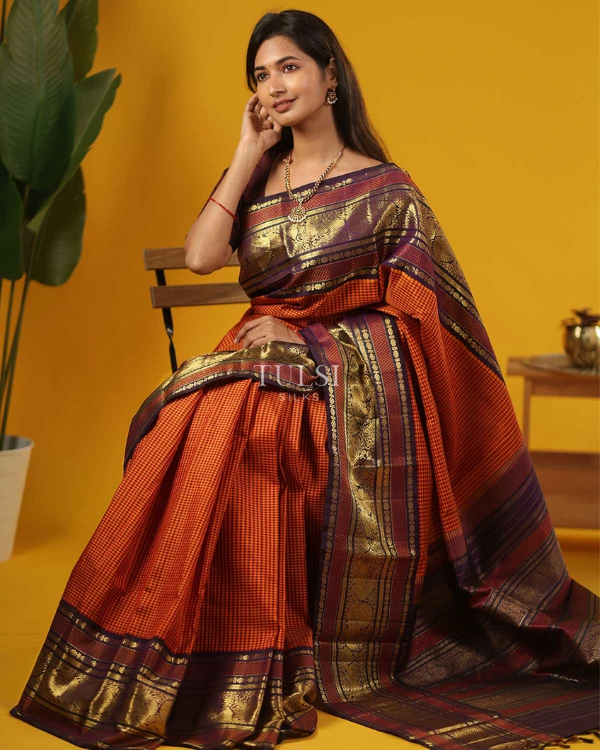Multicolour Kanjivaram Silk Saree T466731-image