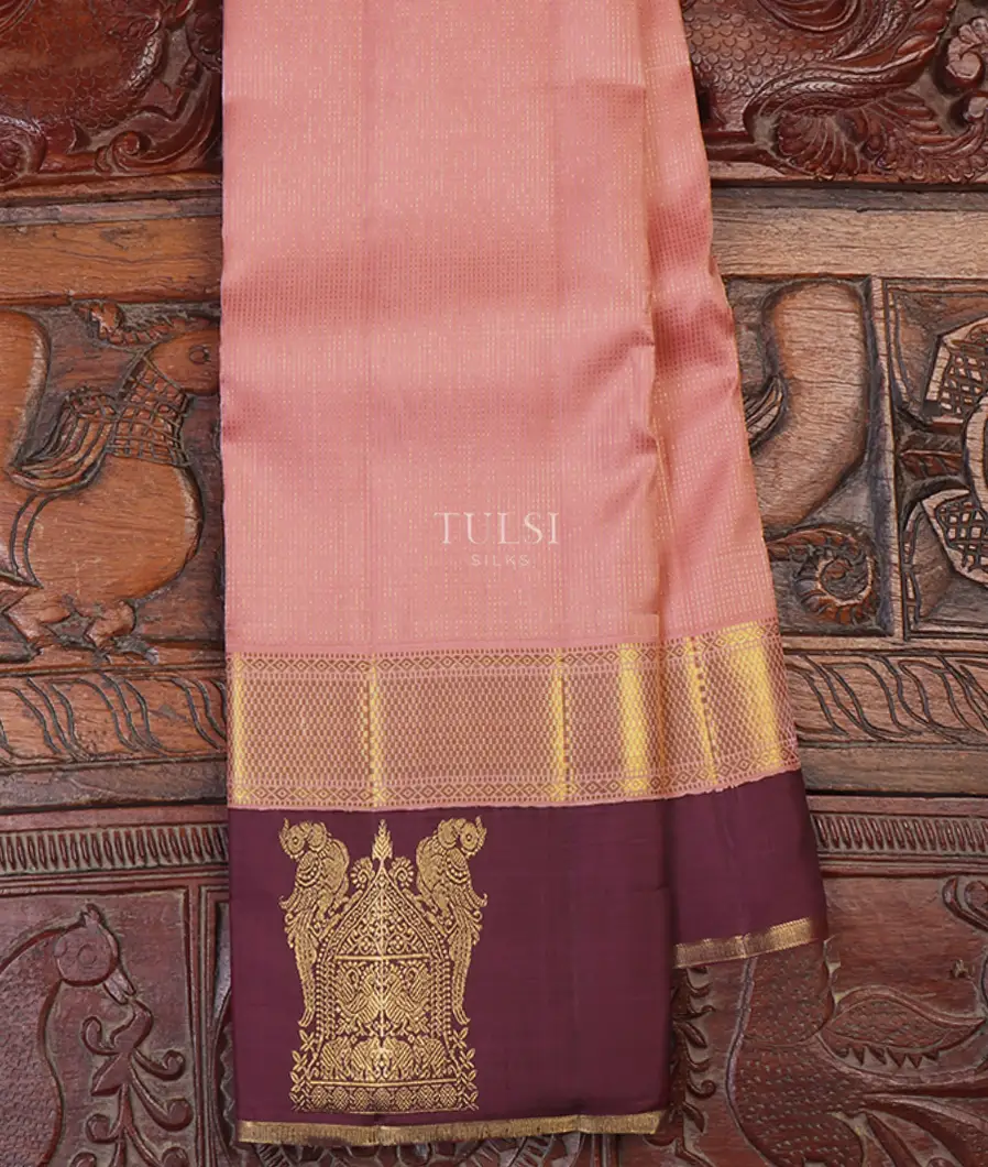 Pink Kanjivaram Silk Saree T646327-image