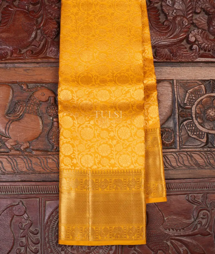 Yellow Kanjivaram Silk Saree T629616-image
