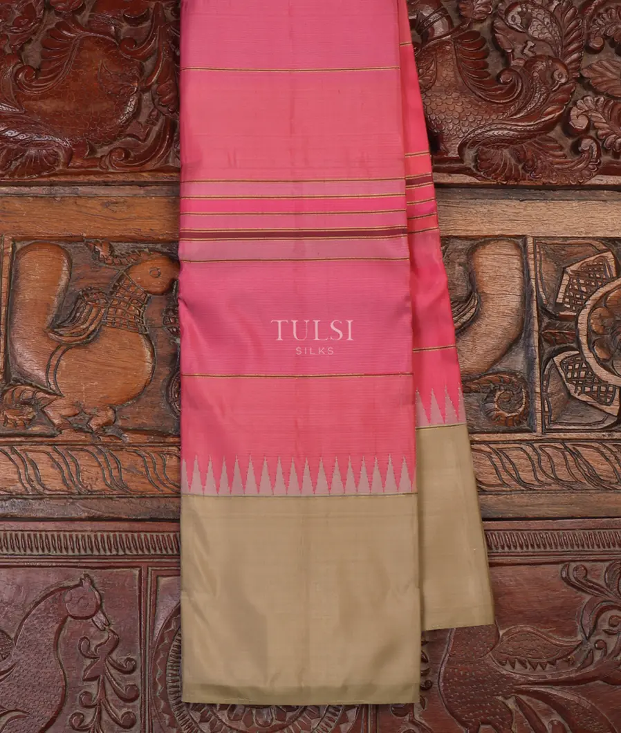 Pink Kanjivaram Silk Saree T644109-image