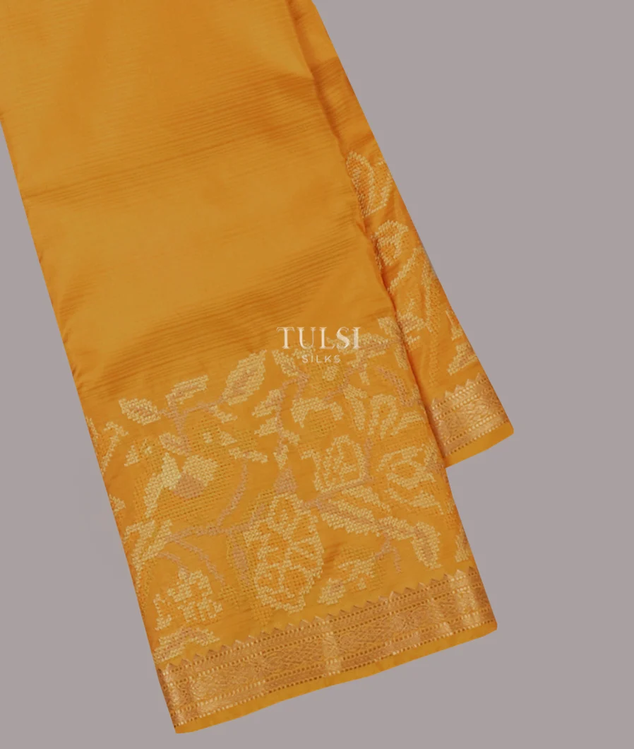 Yellow Soft Silk Embroidery Saree T634993-image