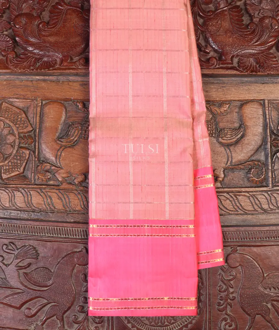 Pink Kanjivaram Silk Saree T639418-image