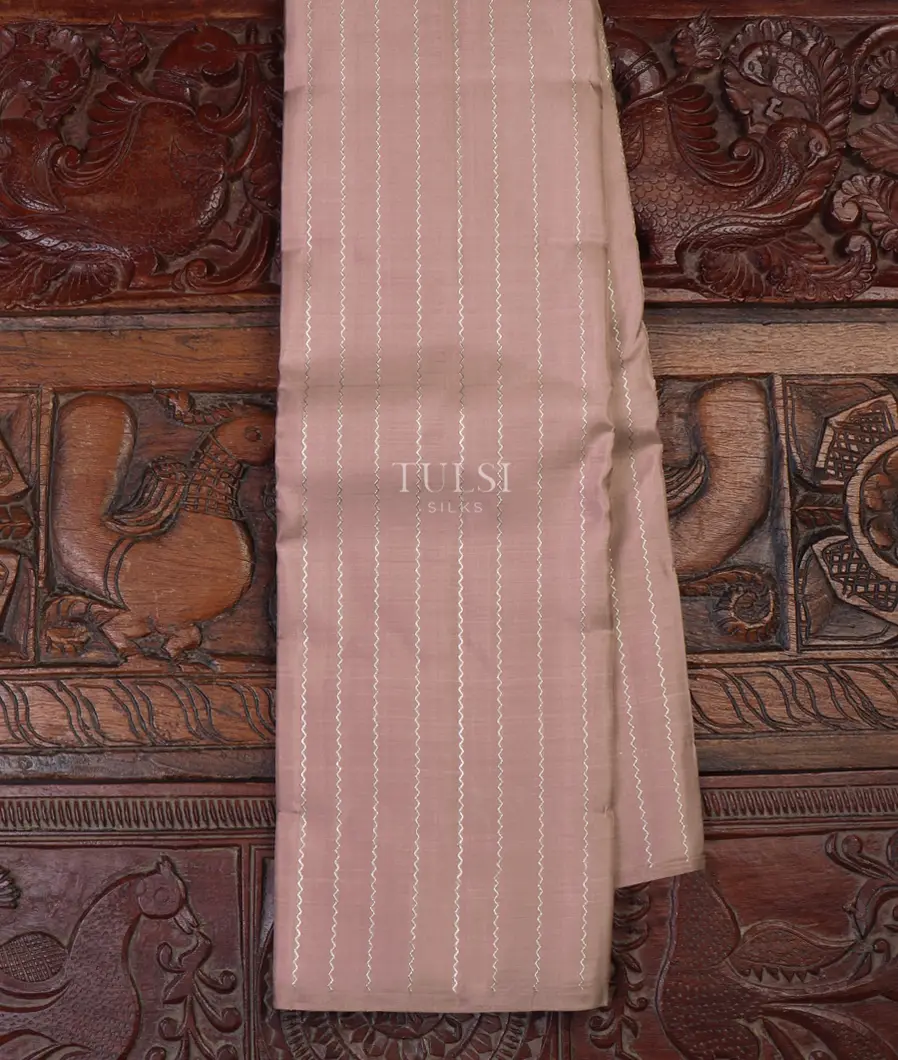 Dusty Pink Kanjivaram Silk Saree T646360-image