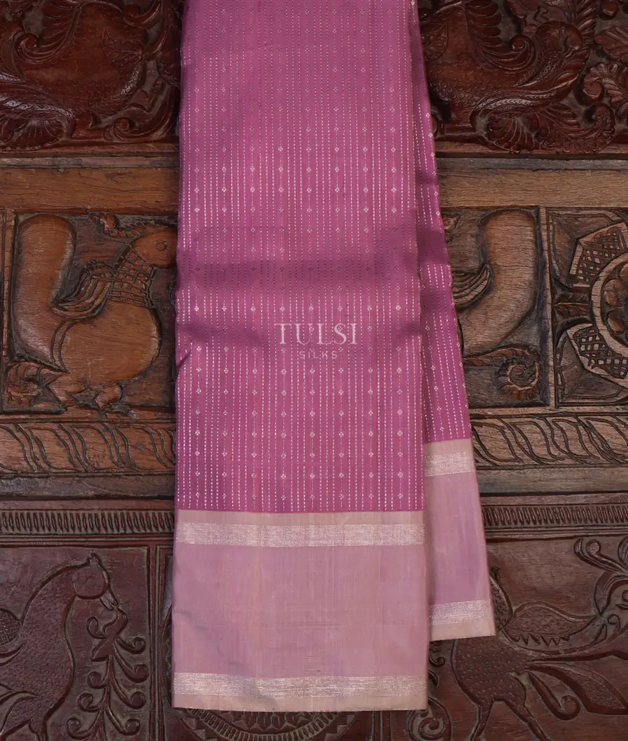 Lavender Pink Kanjivaram Silk Saree T627443-image