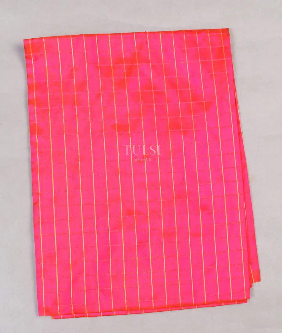 Pinkish Orange Kanjivaram Silk Blouse T551882-image