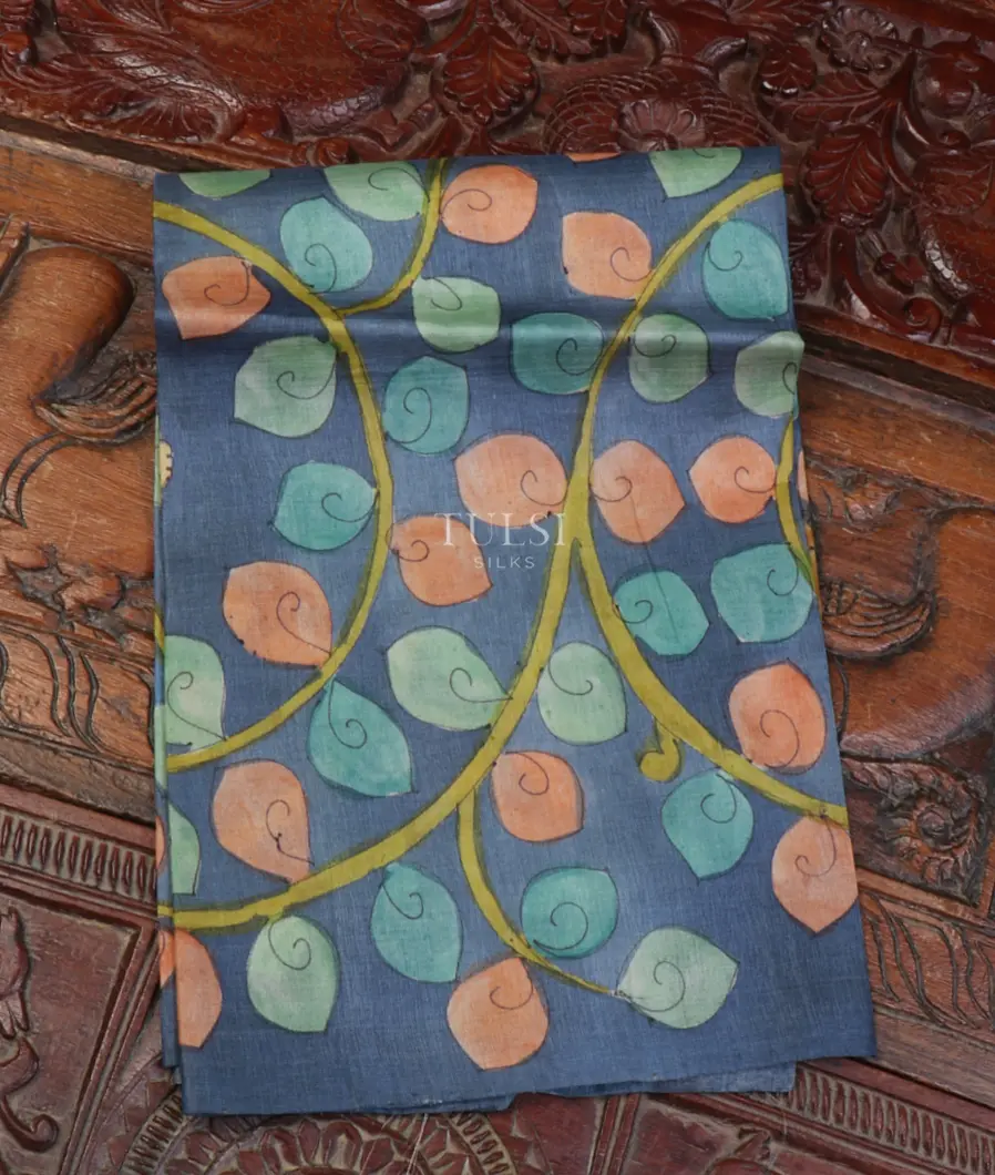 Blue Tussar Blouse T629716-image