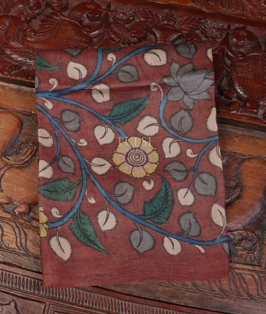 Brown Tussar Blouse T629689-image