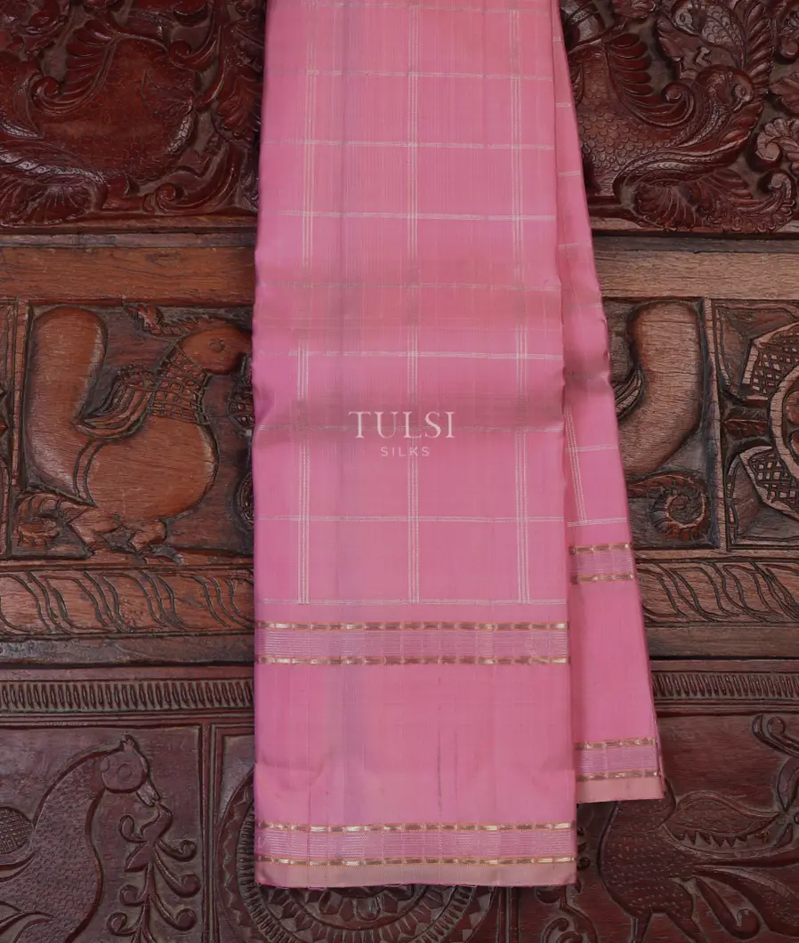 Lavender Pink Kanjivaram Silk Saree T646254-image