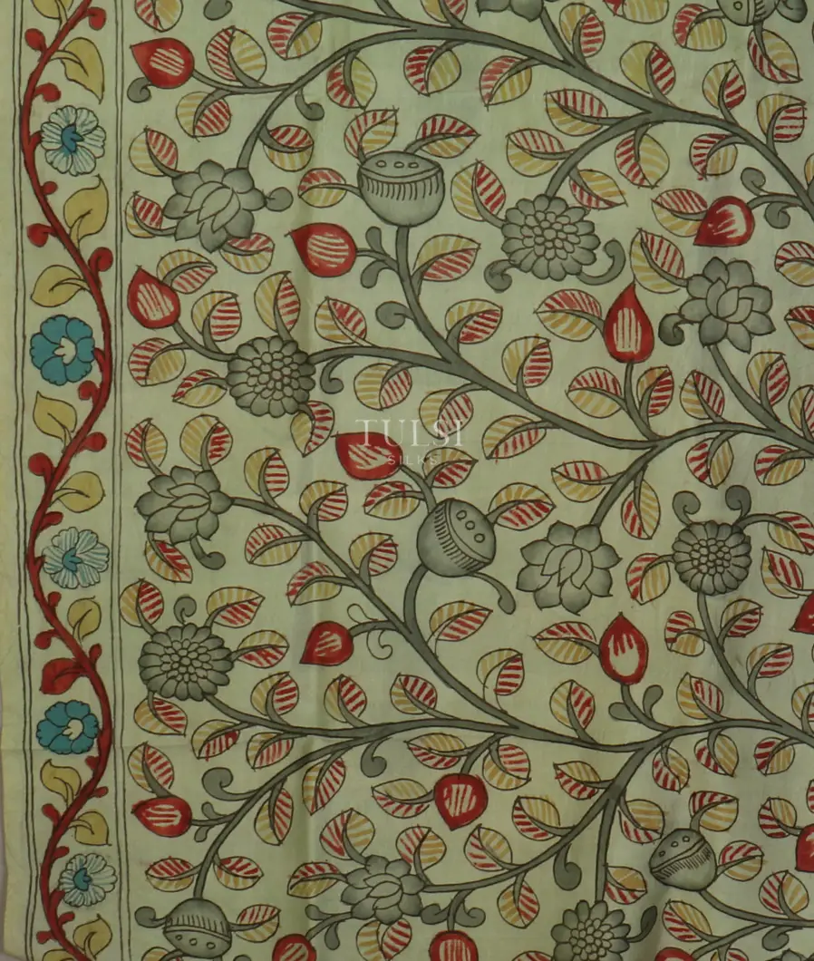 green-ikat-silk-with-kalamkari-border-and-pallu-t557535-1-t557535-1-c