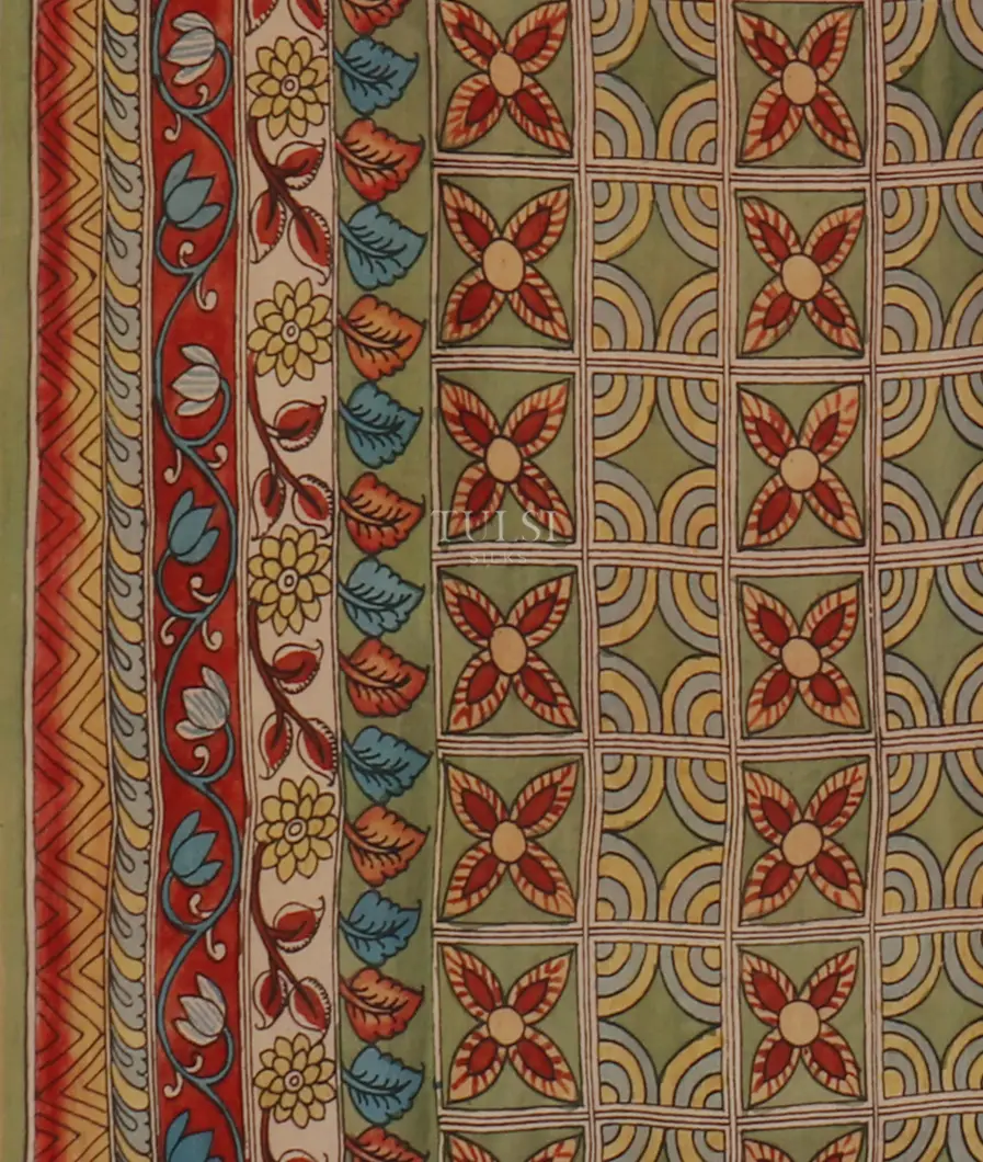 magenta-ikat-silk-with-kalamkari-border-and-pallu-t557531-1-t557531-1-c