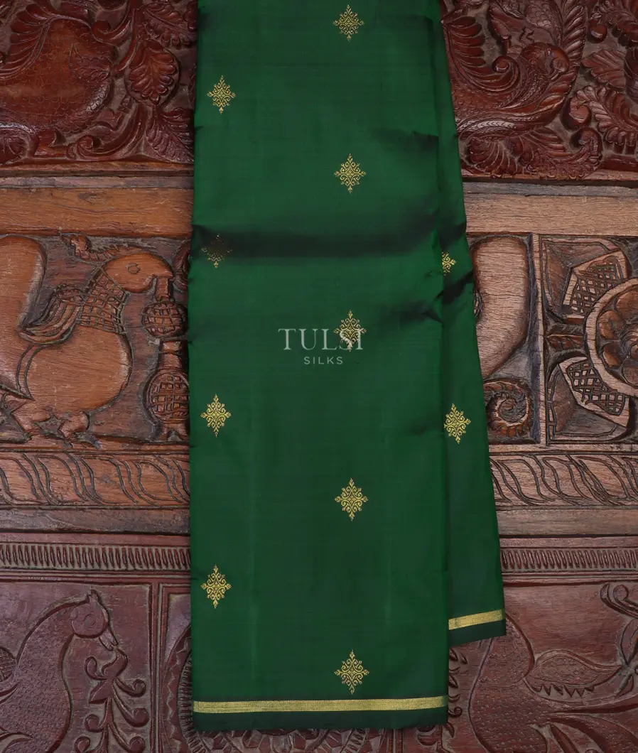 Bottle Green Kanjivaram Silk Saree T646677-image