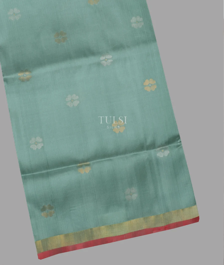Bluish Grey Uppada Silk Saree T645988-image