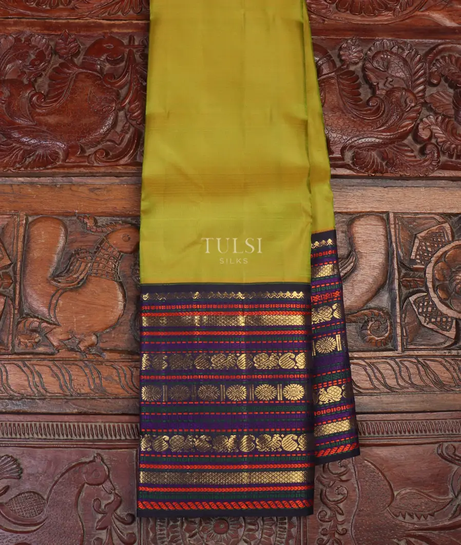 Yellowish Green Kanjivaram Silk Saree T647593-image