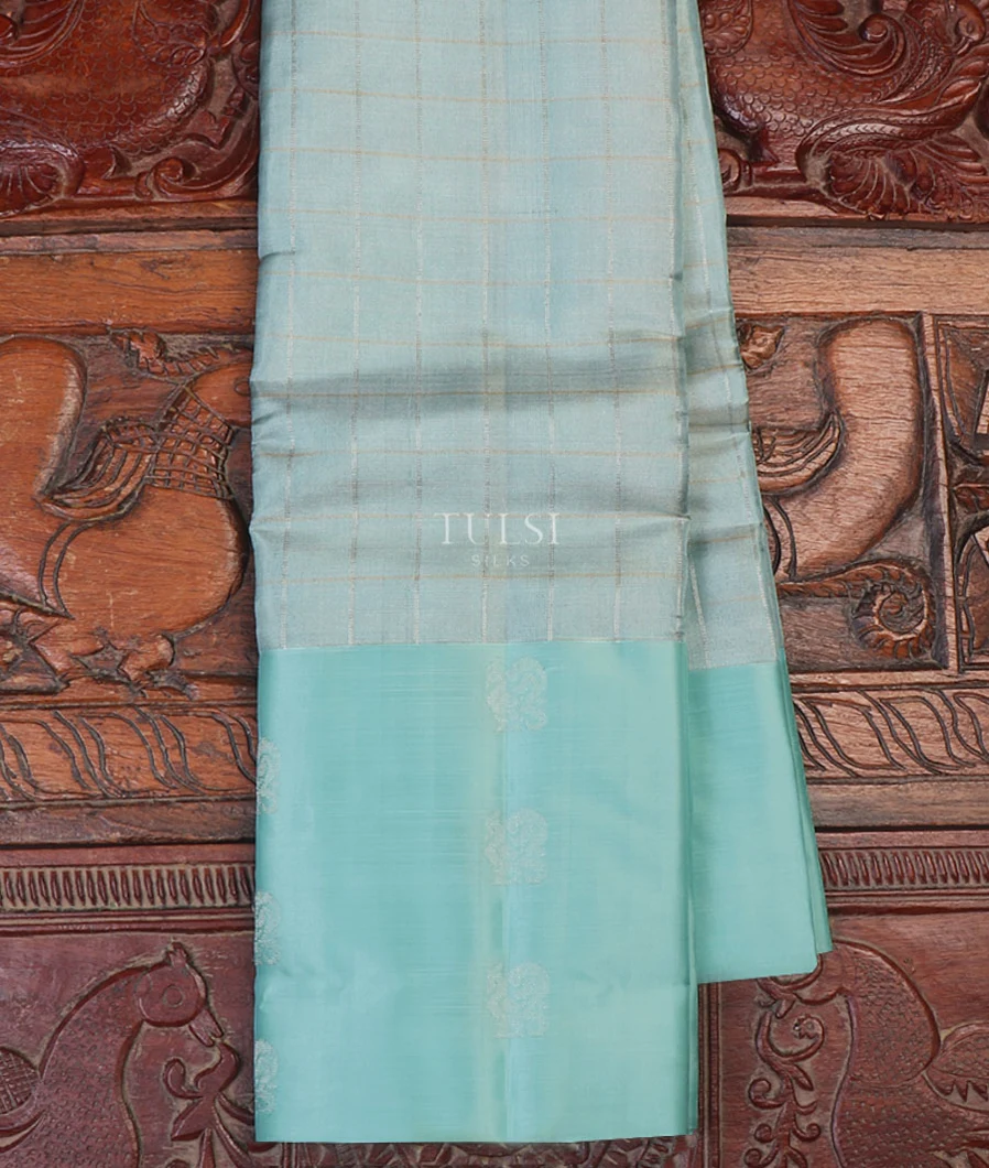 Blue Tissue Soft Silk Saree T647846-image
