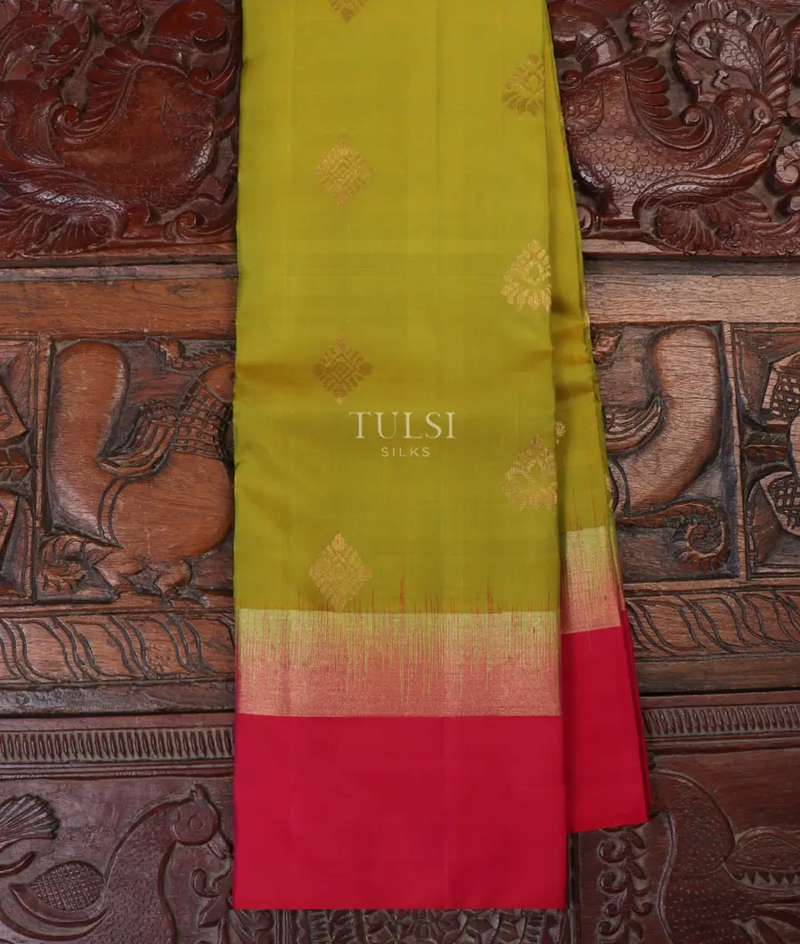 Green Soft Silk Saree T636327-image