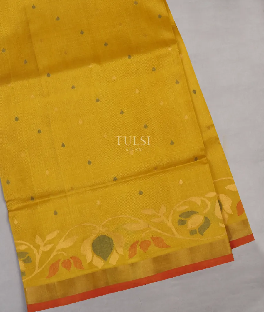 Yellow Uppada Silk Saree T645998-image