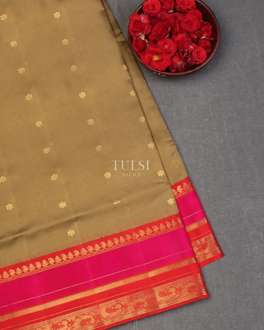 Beige Soft Silk Saree T648562-image