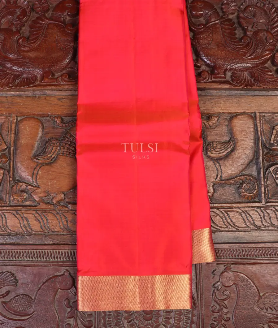 Pinkish Orange Soft Silk Saree T648332-image